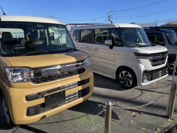 NEWスペーシア、スペーシアカスタム　展示車あります！